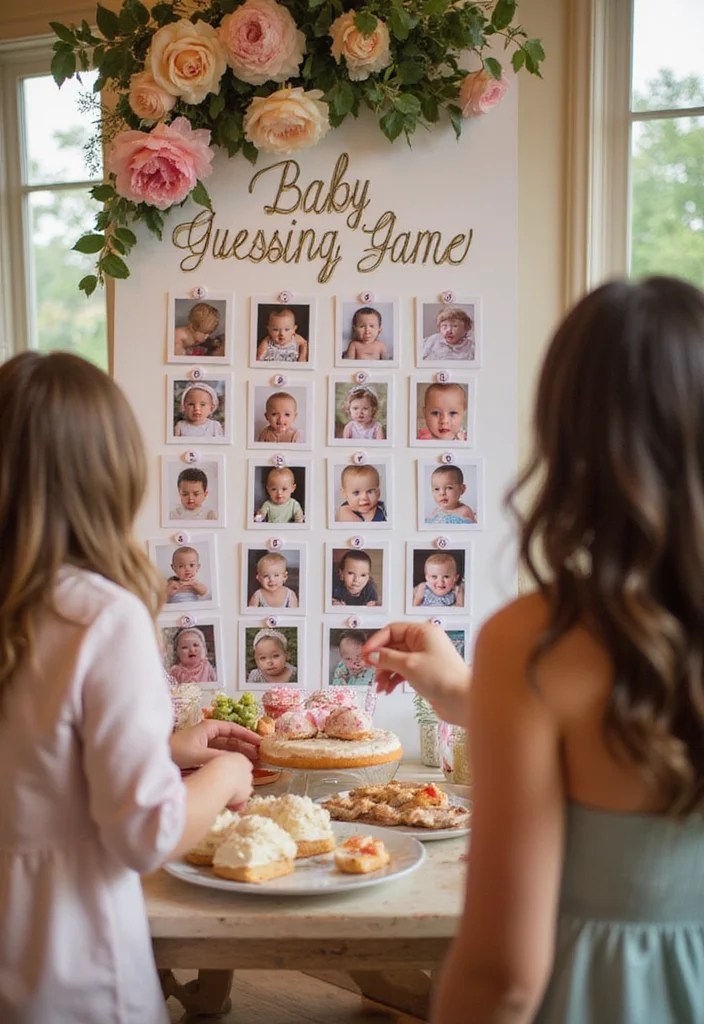 14 Fun Baby Bloom Baby Shower Games That Will Get Everyone Laughing! - 7. Baby Photo Guessing Game 1