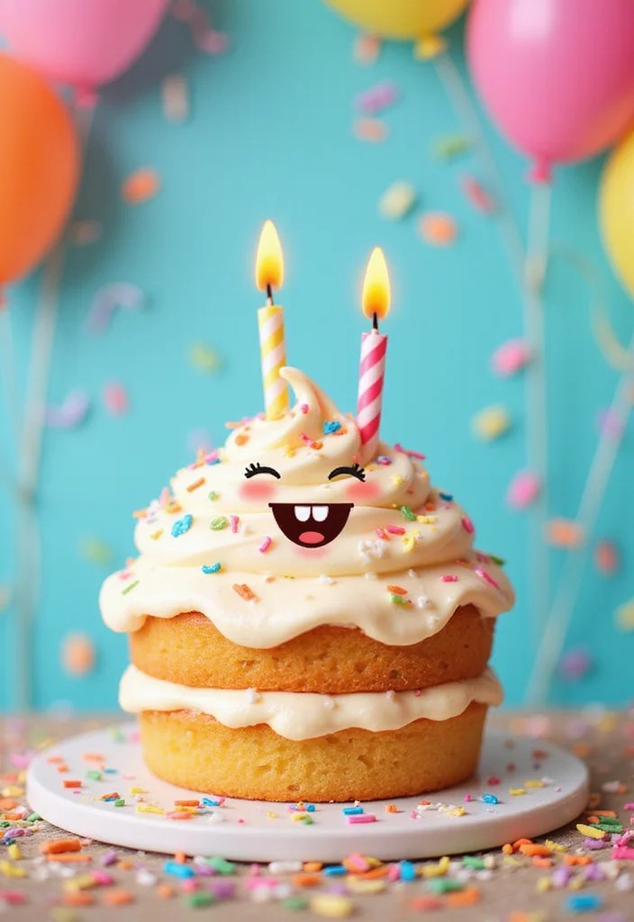 15 Hilarious Birthday Invitations That Will Leave Your Guests in Stitches! - 6. Don’t Judge, I’m Just Here for the Cake! 1