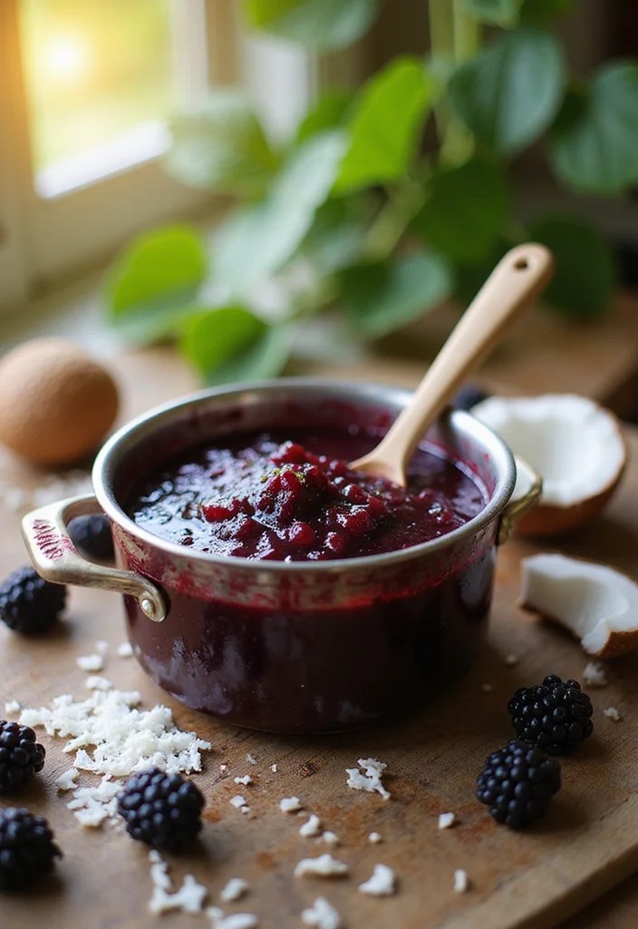 Blackberry Jam Recipes: Your Ultimate Guide to Homemade Goodness! - 8. Blackberry Coconut Jam 1