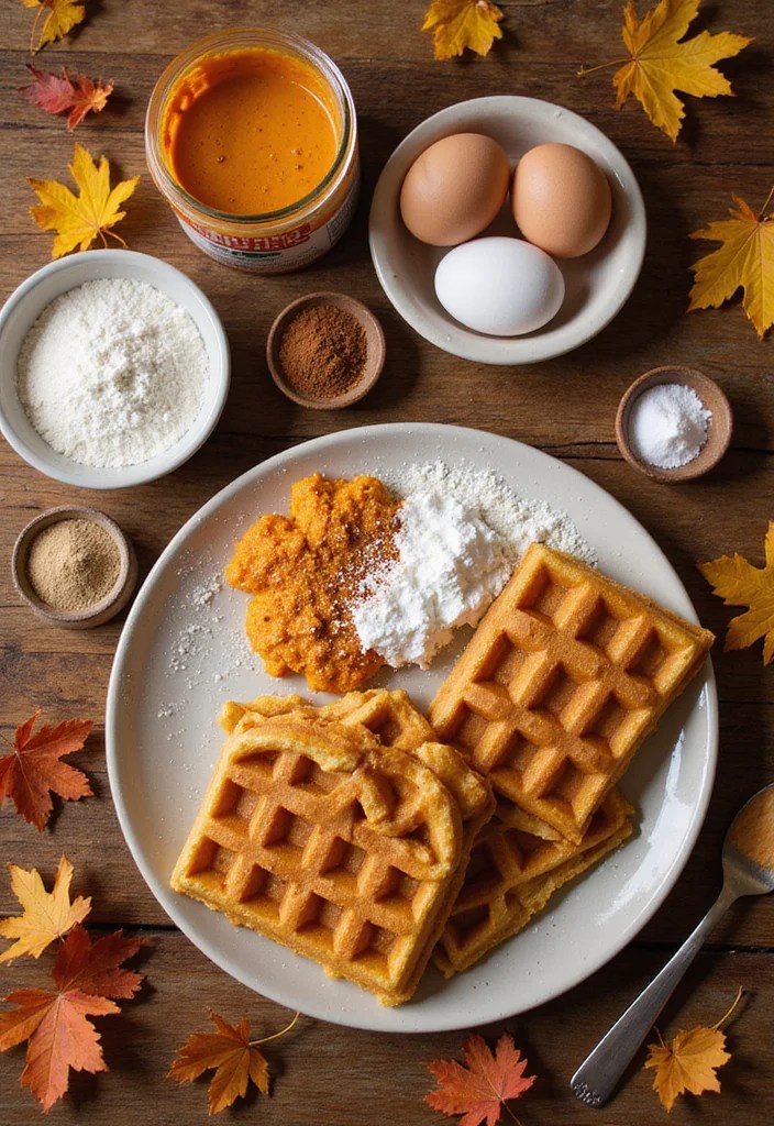 Indulge in Pumpkin Waffles: The Perfect Thanksgiving Breakfast in Bed Recipe! 🧇 - Recipe Overview: Pumpkin Waffles 1