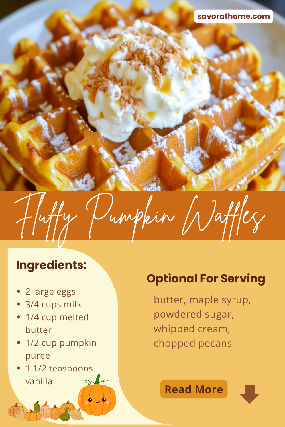 Indulge in Pumpkin Waffles: The Perfect Thanksgiving Breakfast in Bed Recipe! 🧇 - Step-by-Step Instructions to Make Pumpkin Waffles 1