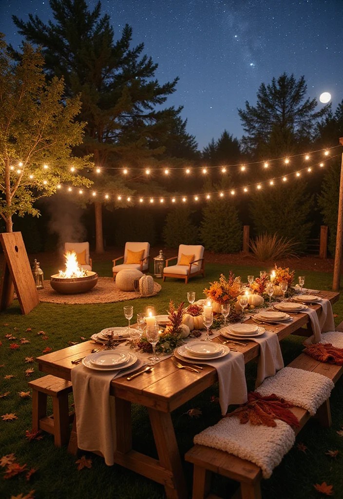 Thanksgiving Under the Stars: Create an Enchanting Outdoor Table with String Lights and Candles! - 9. Entertainment Ideas: Conversation Starters 1