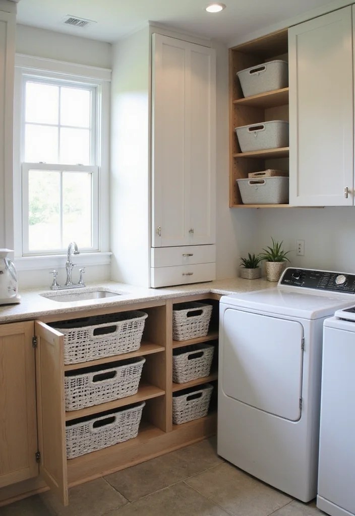 Tiny Laundry Rooms That Feel Like Designer Spaces - 4. Smart Storage Solutions 1