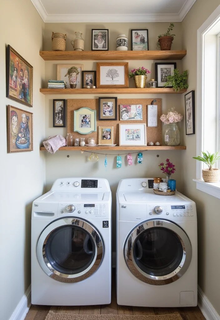 Tiny Laundry Rooms That Feel Like Designer Spaces - 8. Personalized Touches 1