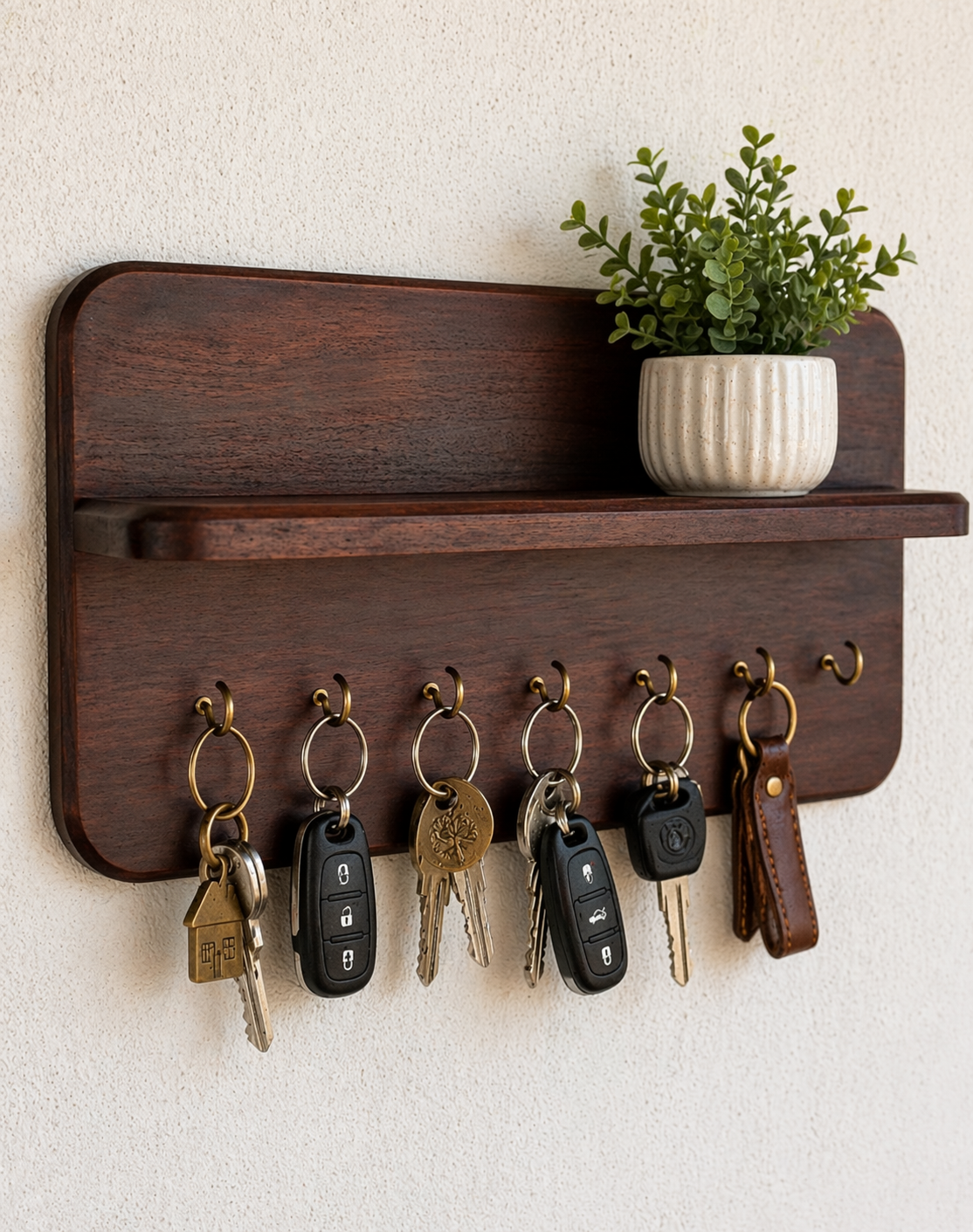 10 Key Holders That Are More Than Just Functional: Transform Your Entryway! - 10. Floating Key Holders 1