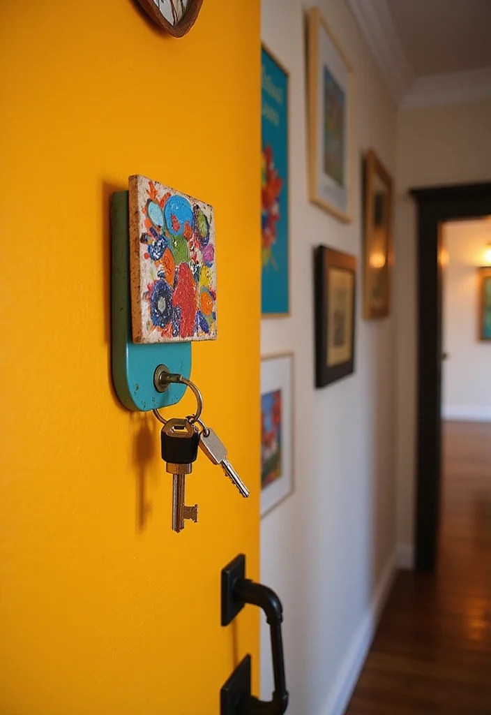 10 Key Holders That Are More Than Just Functional: Transform Your Entryway! - 3. Artistic Wall Art Key Holders 2