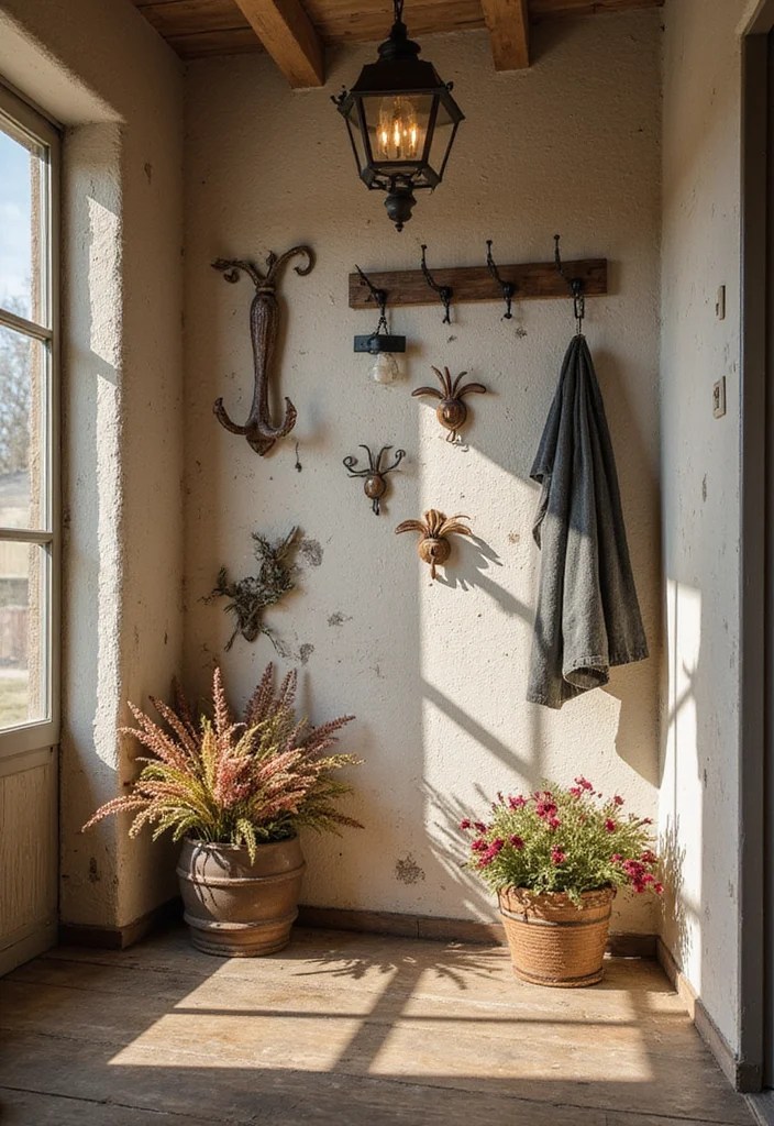 10 Key Holders That Are More Than Just Functional: Transform Your Entryway! - 5. Vintage Hooks with Charm 1