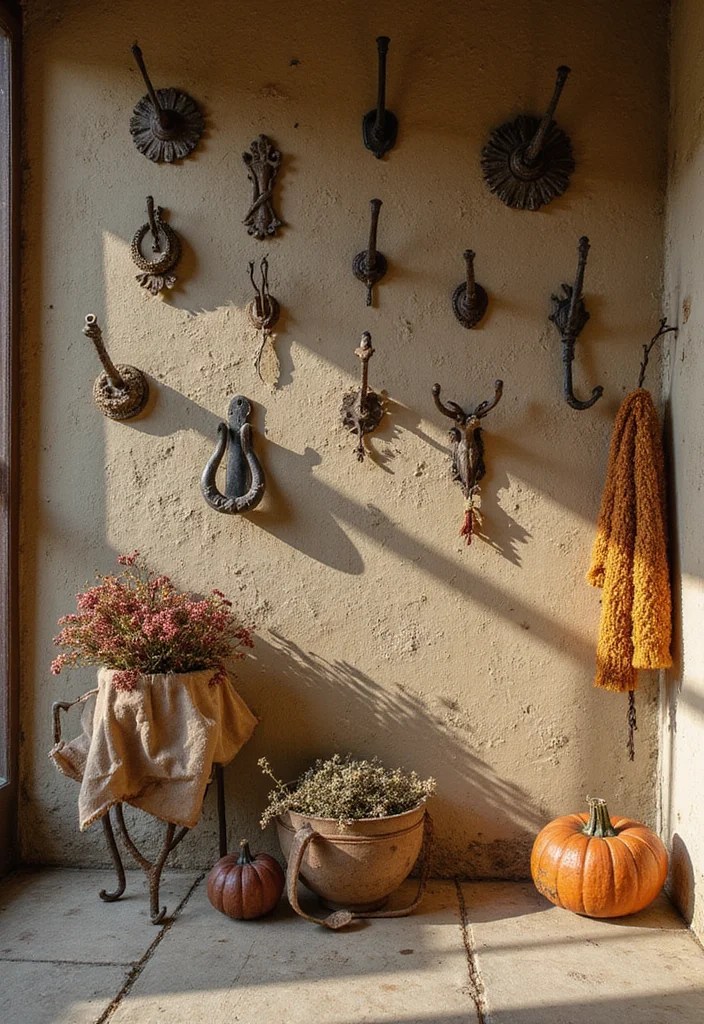 10 Key Holders That Are More Than Just Functional: Transform Your Entryway! - 5. Vintage Hooks with Charm 2