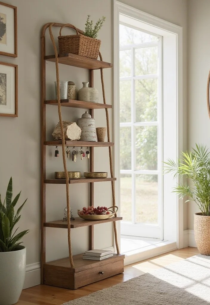 10 Key Holders That Are More Than Just Functional: Transform Your Entryway! - 8. Multi-Functional Key Holder Shelves 2