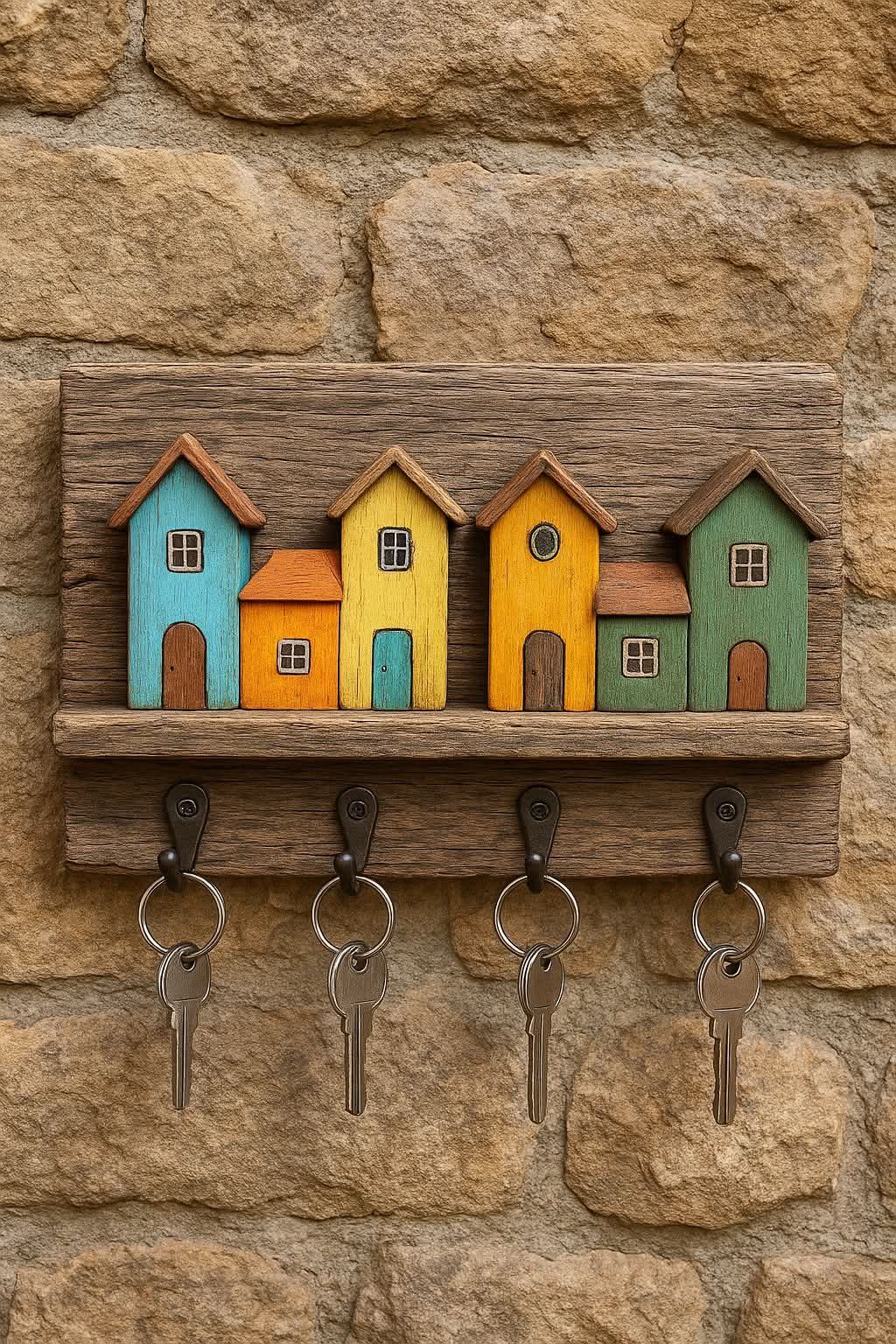 10 Key Holders That Are More Than Just Functional: Transform Your Entryway! - 9. DIY Key Holder Ideas 2