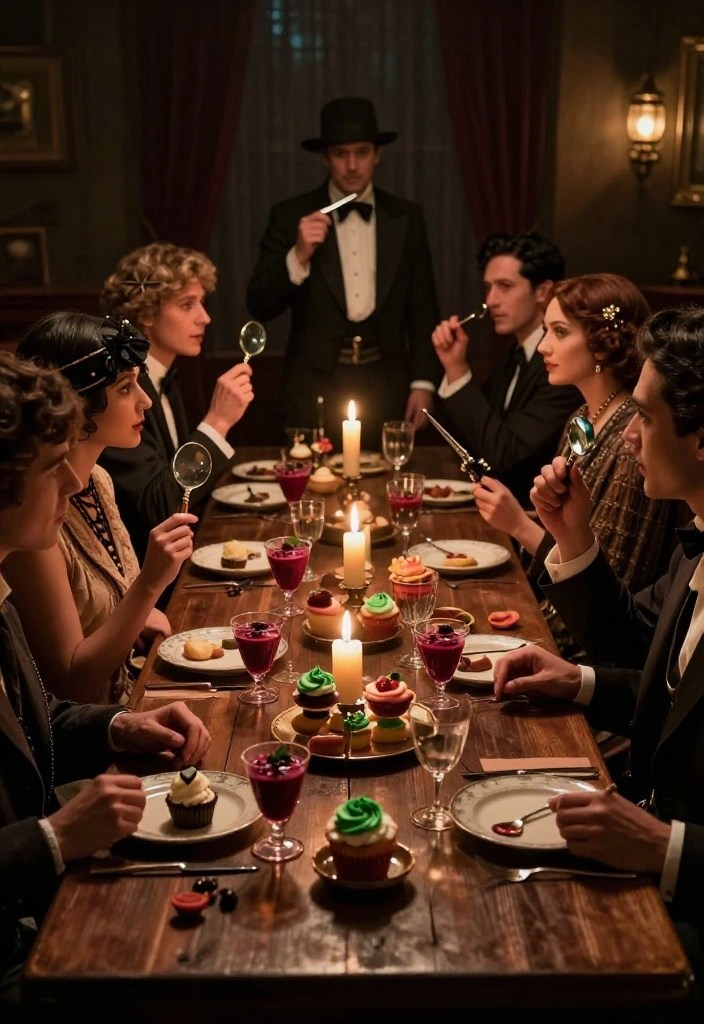12 Unforgettable Monthly Party Themes You Need to Try This Year (Number 7 is a Game Changer!) - 2. Murder Mystery Night 1