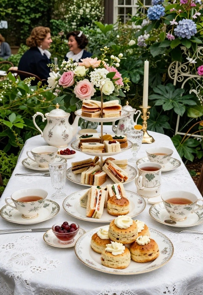 12 Unforgettable Monthly Party Themes You Need to Try This Year (Number 7 is a Game Changer!) - 4. Vintage Tea Party 1