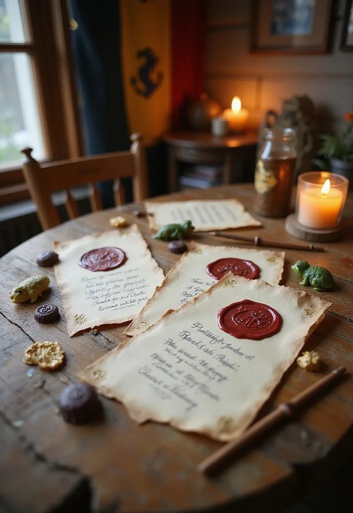13 Magical Harry Potter Party Ideas to Cast a Spell on Your Guests (You Won't Believe #7!) - 1. Enchanted Invitations 2