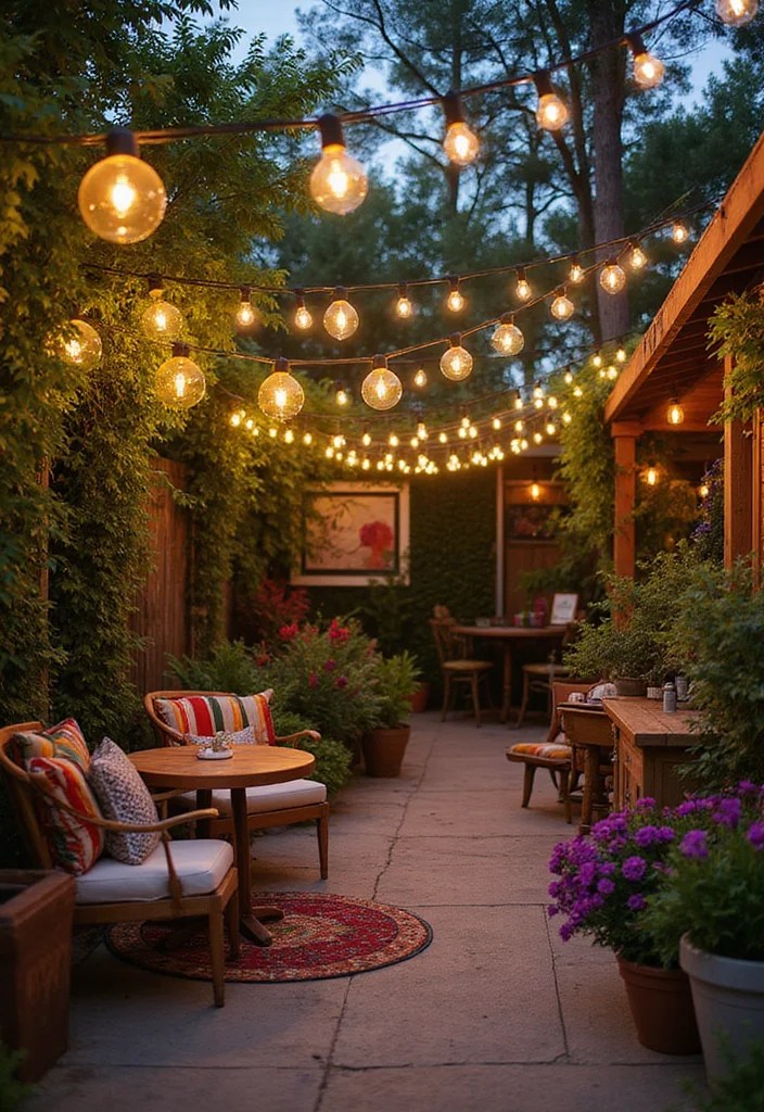 15 Stunning String Lights Outdoor Ideas That'll Transform Your Backyard into a Magical Oasis! - 13. Vintage Globe Lights 1