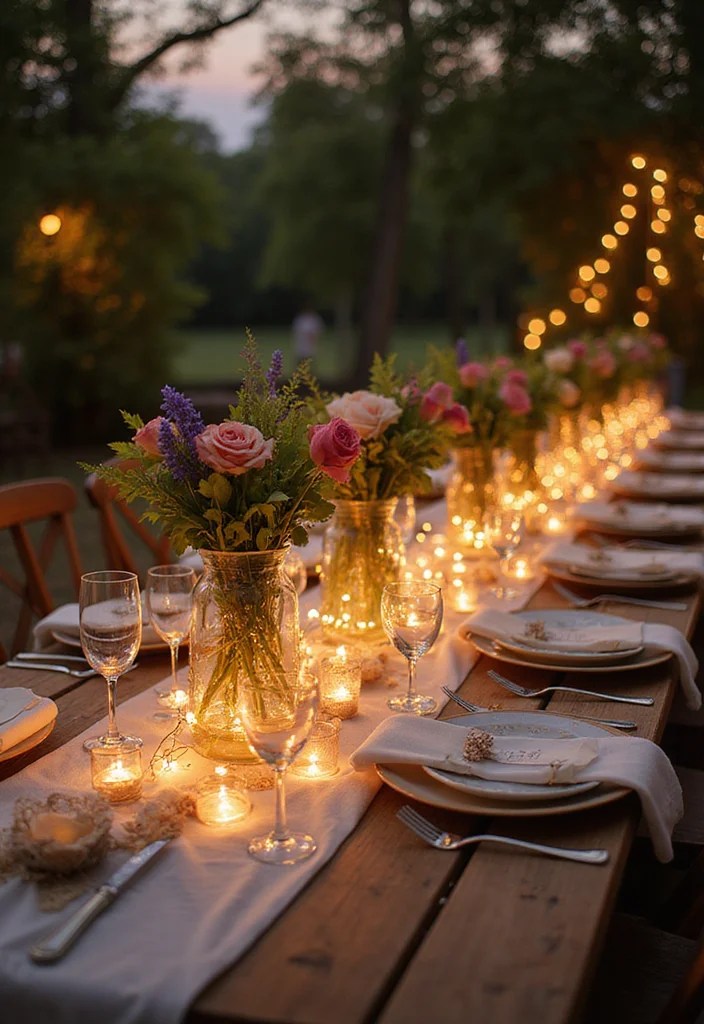 15 Stunning String Lights Outdoor Ideas That'll Transform Your Backyard into a Magical Oasis! - 15. Creative Centerpieces 1