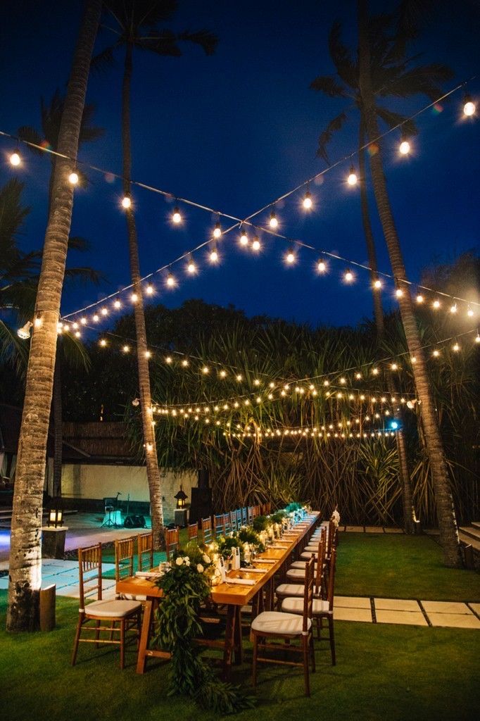 15 Stunning String Lights Outdoor Ideas That'll Transform Your Backyard into a Magical Oasis! - 7. Poolside Illumination 1