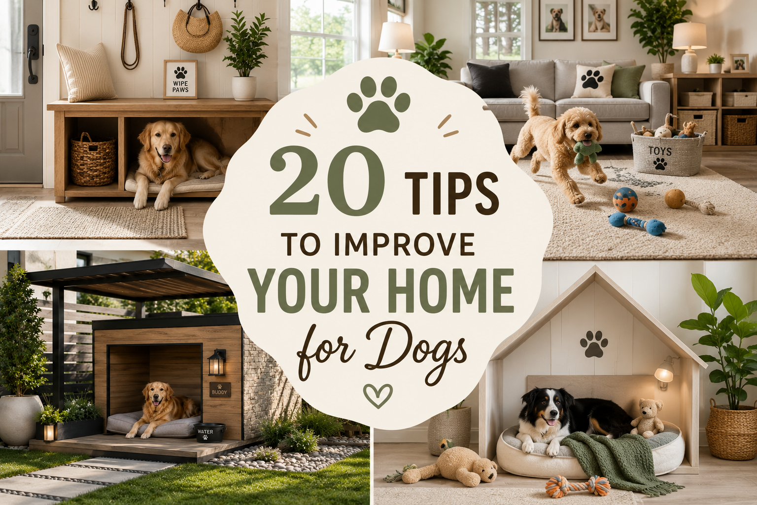 20 Dog Space Ideas That Make Your Home Better for Your Best&nbsp;Friend