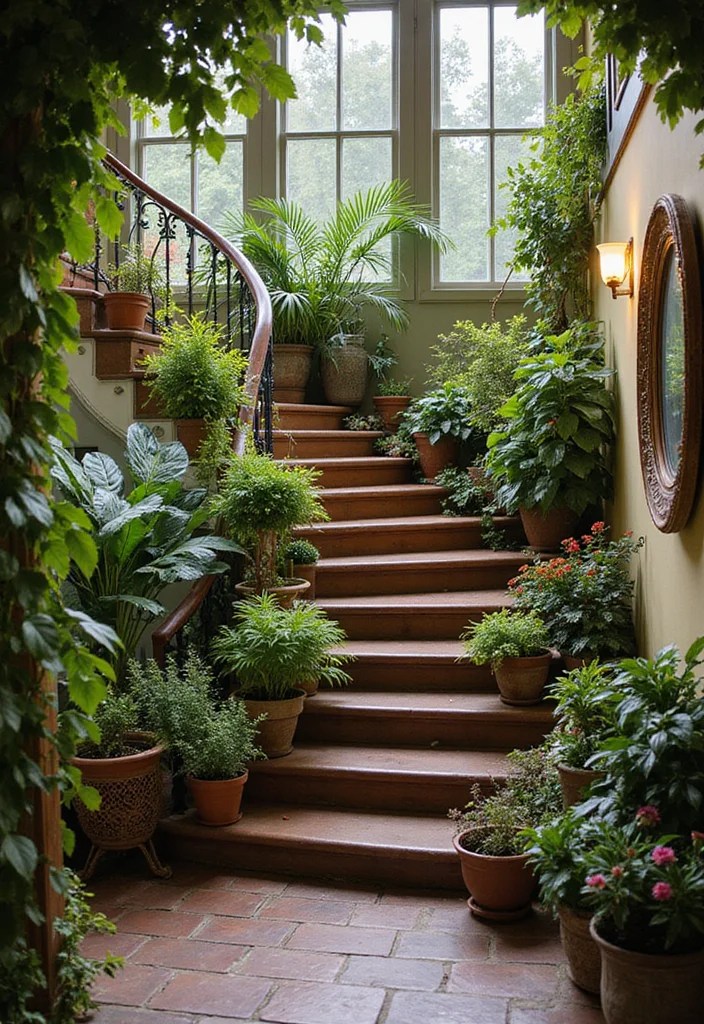 9 Indoor Staircase Garden Decor Tips You Can't Afford to Miss! - 8. Personal Touches Matter 2