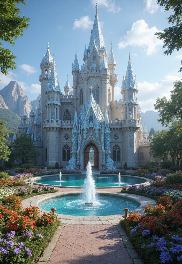 Explore 14 Enchanted Fantasy Castle Builds in Bloxburg That Will Captivate You! - 1. The Crystal Palace 2
