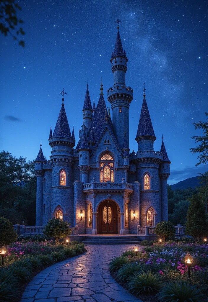 Explore 14 Enchanted Fantasy Castle Builds in Bloxburg That Will Captivate You! - 10. The Celestial Castle 1