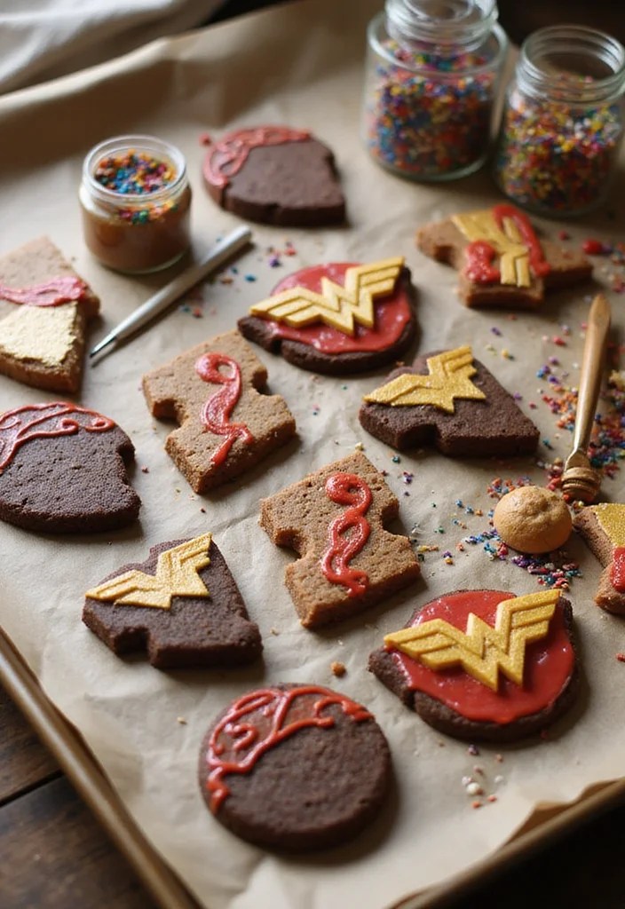 10 Fun Superhero Cookie Recipes Your Kids Will Beg to Make (Watch Out for #4!) - 4. Wonder Woman Warrior Cookies (Watch Out for This One!) 1