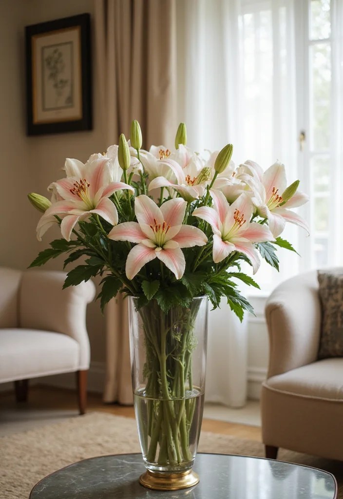 Pretty Flowers at Home: Tulips, Lilies, Wildflowers & Easy Care Tips - 2. Lilies: A Touch of Luxury 1