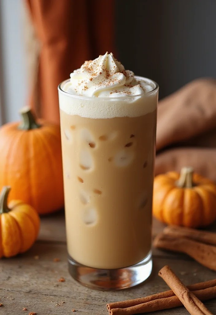 Pumpkin Spice Latte Recipe: Cozy Homemade PSL, Pumpkin Spice Creamer & Syrup - Iced Pumpkin Spice Latte 1